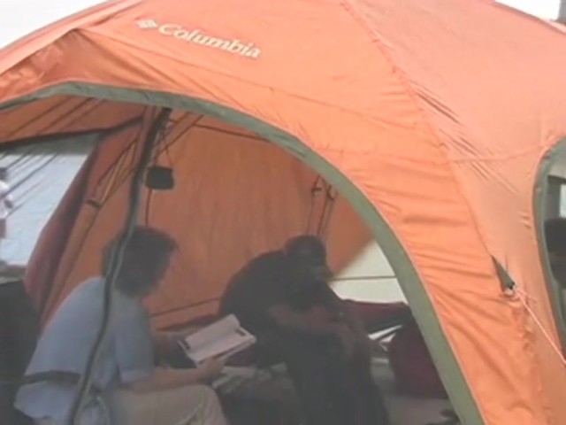 Columbia&reg; Conrad Ridge 15x10' Tent Persimmon / Gator / Fossil - image 5 from the video